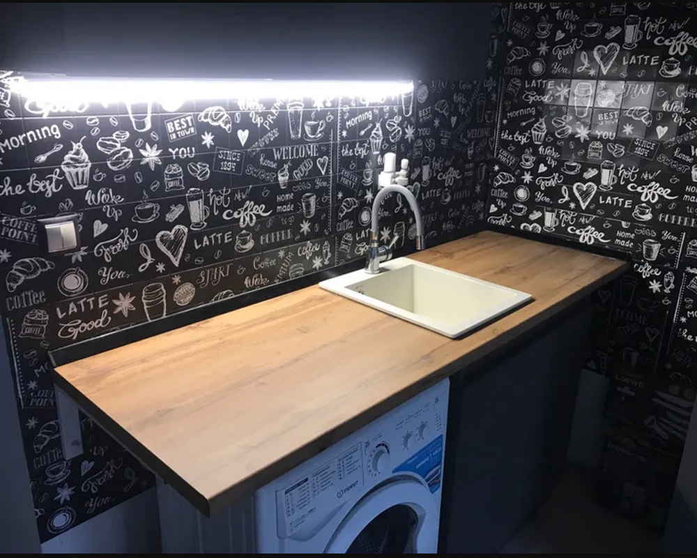 Кухонный плинтус Thermoplast AP630-1910 Чёрный матовый