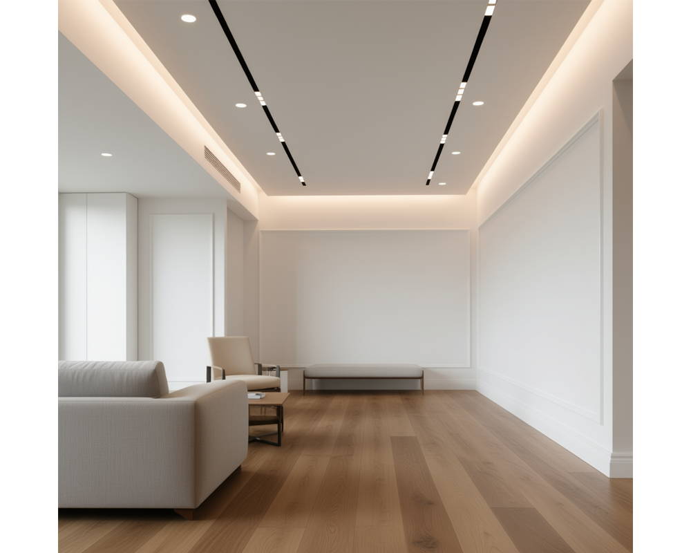 Плинтус ПОЛИСТИРОЛ HI WOOD W009R 100мм х 25мм х 2,0м. Окраска включена в стоимость