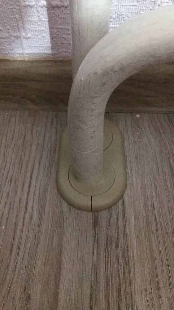 Двойной обвод для труб ПВХ d20 Коричневый