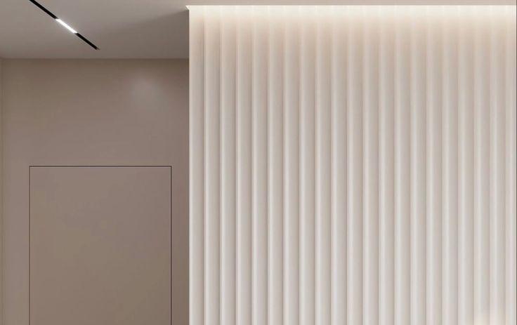 Стеновая панель Волшебная Палочка 104. 2700*120*12 мм Белая под покраску