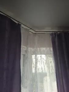 Карниз двухрядный кованый УЮТ d16мм 1,6м Белый/Золото