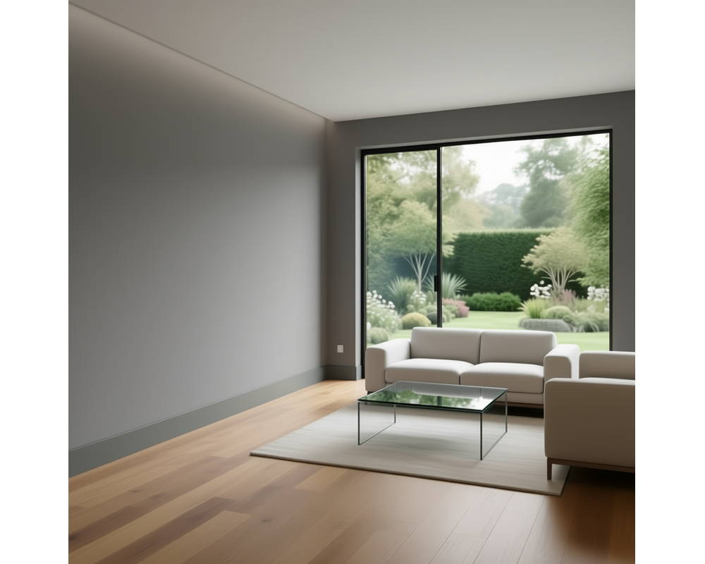 Плинтус из полистирола высокой плотности Волшебная Палочка 80*15*2000. MSPOL 101 Белый под покраску