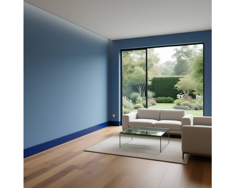 Плинтус ПОЛИСТИРОЛ HI WOOD B80B 80мм х 14мм х 2,0м. Окраска включена в стоимость