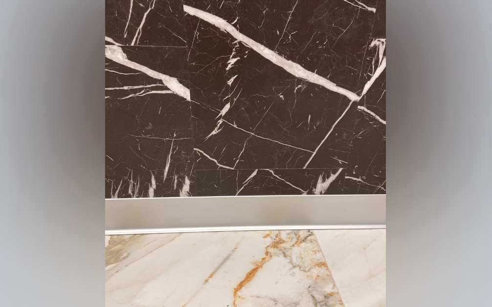 Плинтус алюминиевый Волшебная палочка 40 мм 3,0 м Серебро матовое