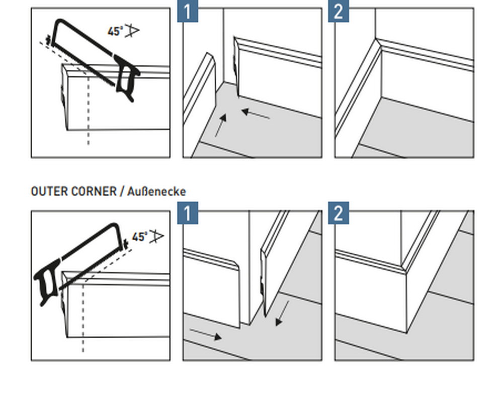 Плинтус Arbiton VIGO60 160 Дуб Кальвия 2,2 м