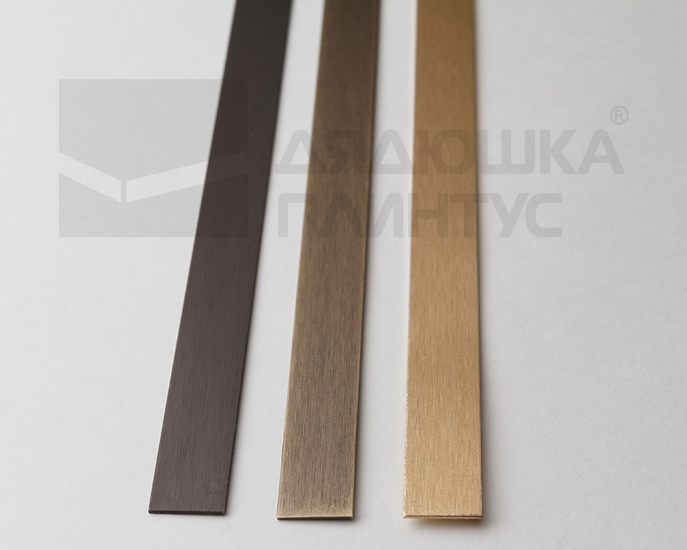 PVL87-04 Полоса латунь антик бронза светлая 10мм 2,7м