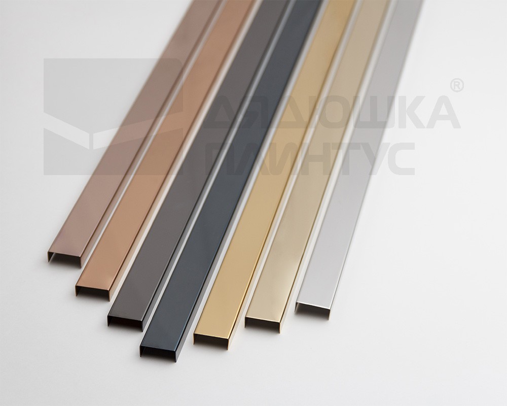 Профиль П-образный Волшебная палочка MSPP 04-8.2700 Черный блестящий