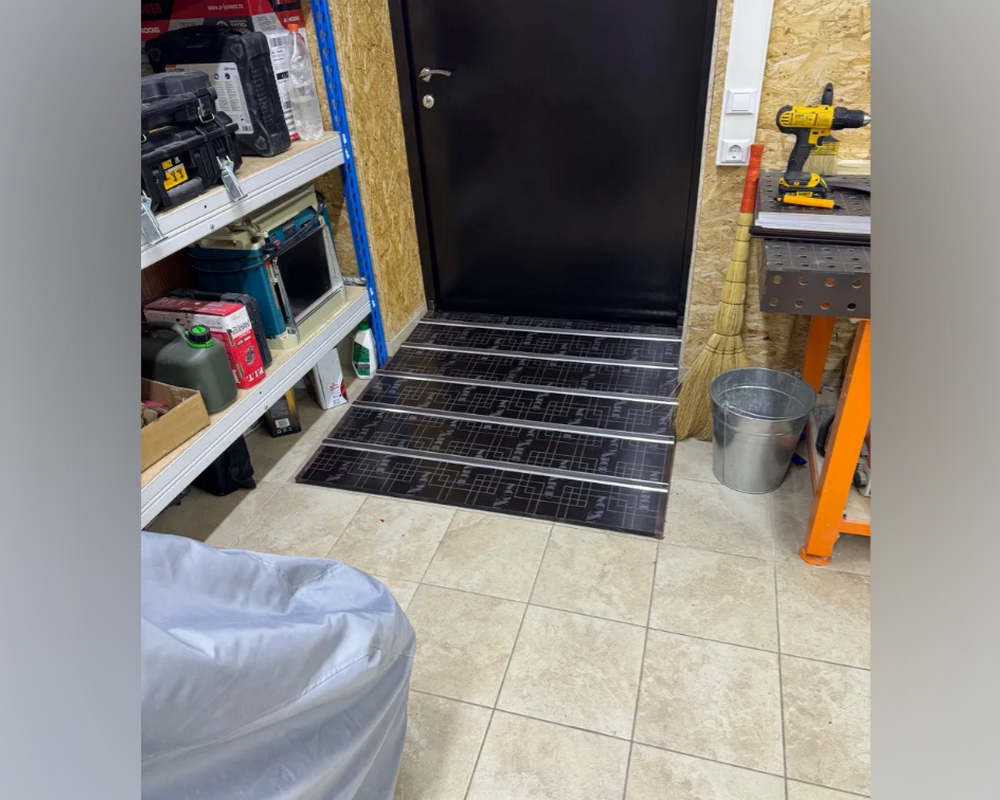 Порог одноуровневый ПС 08.2700.01лж. Серебро