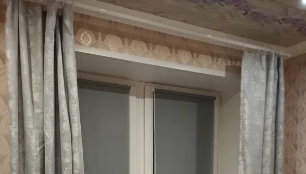 Карниз двухрядный кованый УЮТ d16мм 2,0м Бронза