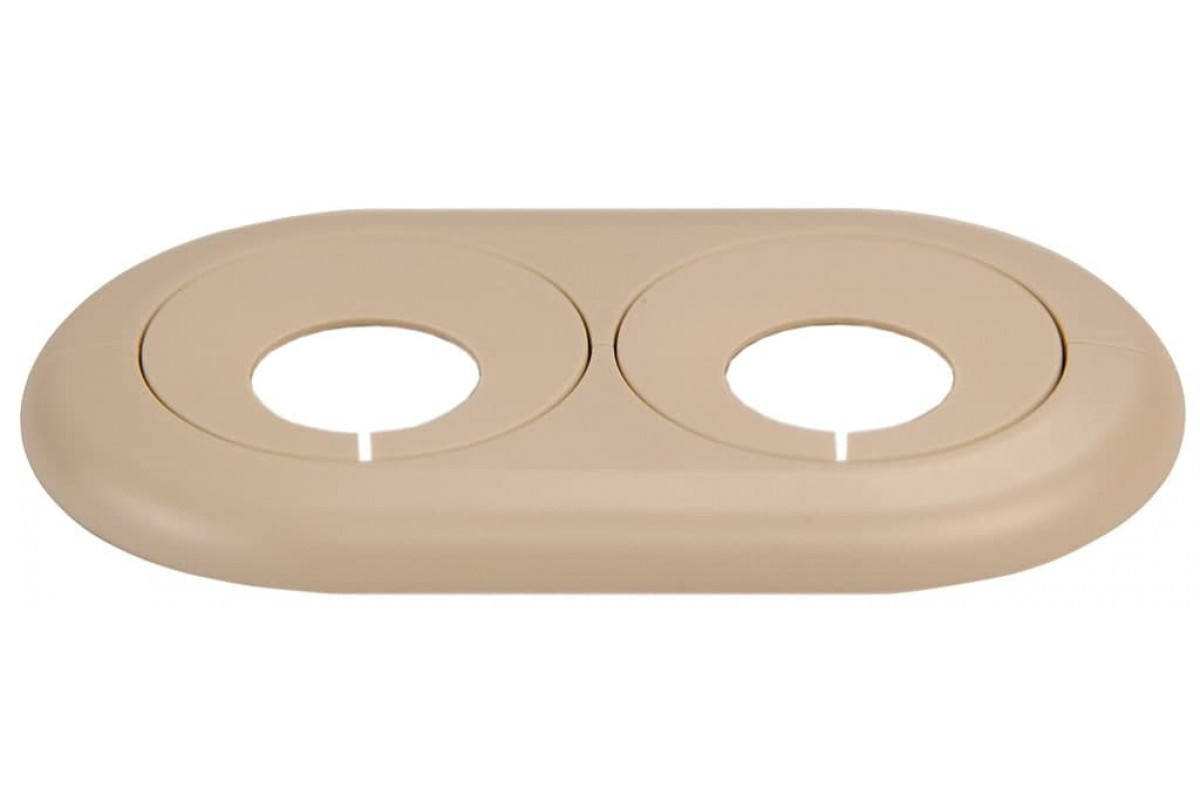 Двойной обвод для труб ПВХ d25 Бежевый