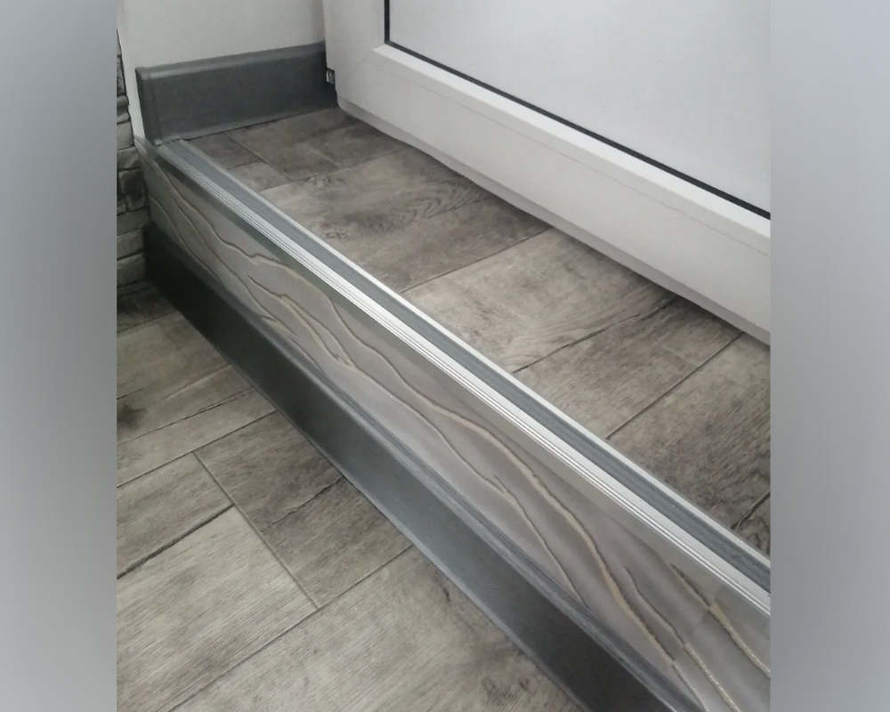 Порог одноуровневый ПС 08.2700.001ч Без покрытия