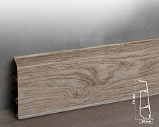 Плинтус ПВХ Волшебная палочка 70мм Home 2,2м 7014